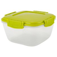 Контейнер для продуктов SUGAR&SPICE 1,2л 16,5х16,5х9см квадратный пластик зеленый