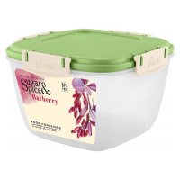 Контейнер для продуктов SUGAR&SPICE Barberry 1,35л квадратный пластик фисташковый