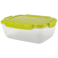 Контейнер для продуктов SUGAR&SPICE 2,2л 24х17,5х9см прямоугольный пластик зеленый