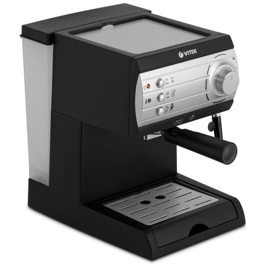 Кофеварка эспрессо VITEK VT-1519 1500Вт 15Бар черный