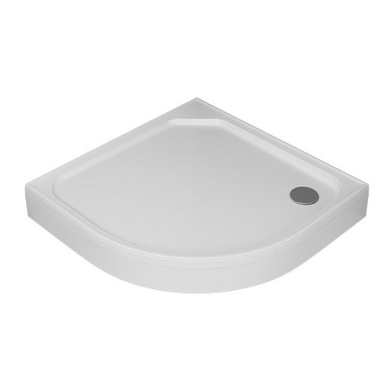 Поддон душевой АМ.РМ X-Joy 1/4 круга акрил 90х90см