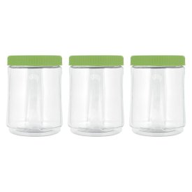 Набор банок Sugar&Spice Honey 3шт 0,75л пластик фисташковый