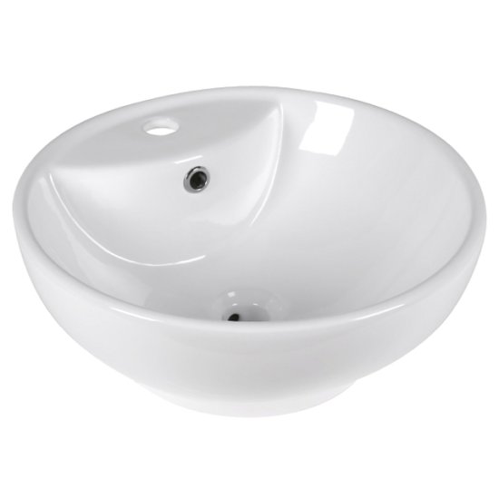 Раковина накладная SANITA LUXE Slim 40х20см круг