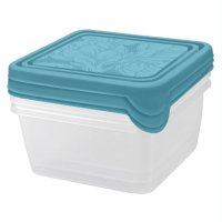 Набор контейнеров PLAST TEAM Нelsinki Аrtichoke 3шт. 0,45л пластик голубой