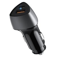 АЗУ в прикуриватель REXANT 12/24В 2 порта USB-A(QC 3.0)+USB-C(PD) 20Вт