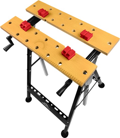 Верстак столярный складной Vertextools 2070-02 190x740x1000 мм максимальная нагрузка 100 кг
