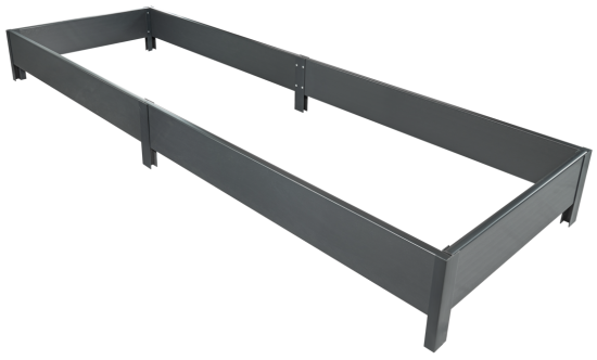 Высокая грядка 300x100x20 см графит