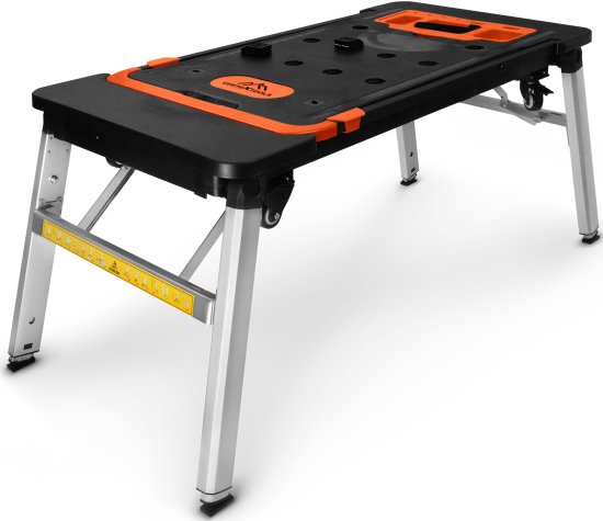 Верстак столярный складной Vertextools 2070-05 600x1155x1300 мм максимальная нагрузка 150 кг