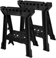 Верстак-козлы складной Vertextools 2070-03 860x730x1000 мм максимальная нагрузка 450 кг