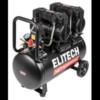 Компрессор сетевой поршневой безмасляный Elitech HD ACF 500-50S, 50 л 500 л/мин