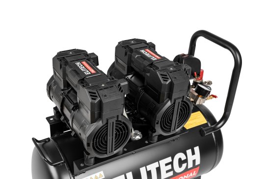 Компрессор сетевой поршневой безмасляный Elitech HD ACF 500-50S, 50 л 500 л/мин