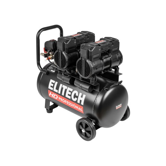 Компрессор сетевой поршневой безмасляный Elitech HD ACF 500-50S, 50 л 500 л/мин
