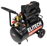 Компрессор сетевой поршневой безмасляный Elitech HD ACF 300-24S, 24 л 300 л/мин