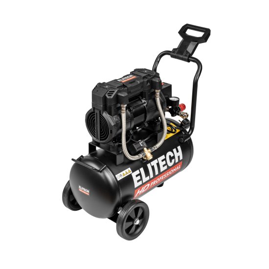 Компрессор сетевой поршневой безмасляный Elitech HD ACF 300-24S, 24 л 300 л/мин