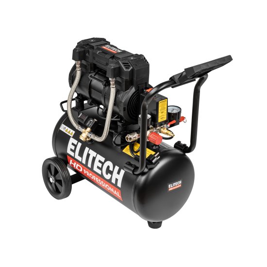 Компрессор сетевой поршневой безмасляный Elitech HD ACF 300-24S, 24 л 300 л/мин
