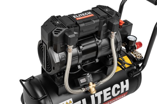 Компрессор сетевой поршневой безмасляный Elitech HD ACF 300-24S, 24 л 300 л/мин