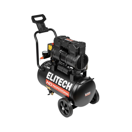 Компрессор сетевой поршневой безмасляный Elitech HD ACF 300-24S, 24 л 300 л/мин