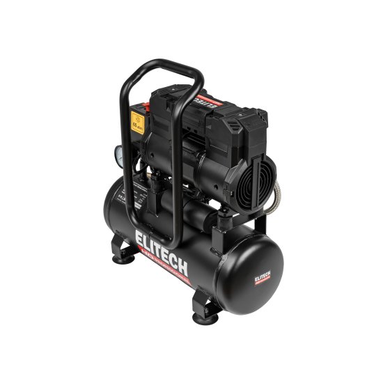 Компрессор сетевой поршневой безмасляный Elitech HD ACF 200-8S, 8 л 200 л/мин