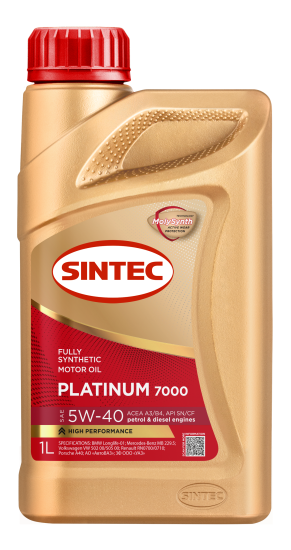Масло моторное Sintec 5W-40 1 л