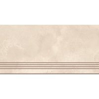 Ступень Cersanit Studio бежевая рельеф ректификат 598х298х8 мм
