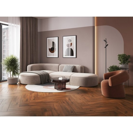 Керамогранит Cersanit Woodberry коричневый рельеф ректификат 898х218х8 мм (6 шт.=1,174 кв.м)