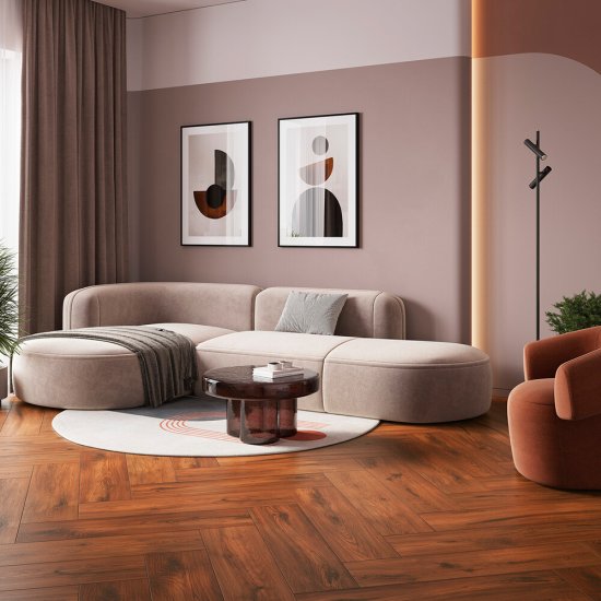 Керамогранит Cersanit Woodberry коричневый рельеф ректификат 898х218х8 мм (6 шт.=1,174 кв.м)