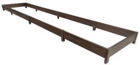Высокая грядка 500x100x20 см венге