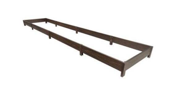 Высокая грядка 500x100x20 см венге