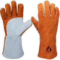 Краги спилковые для сварщика Jeta Safety Ferrus Active JWK401 оранжевые 10 (XL)