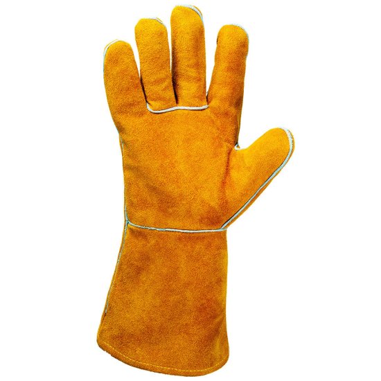 Краги спилковые для сварщика Jeta Safety Ferrus JWK301 коричневые 10 (XL)