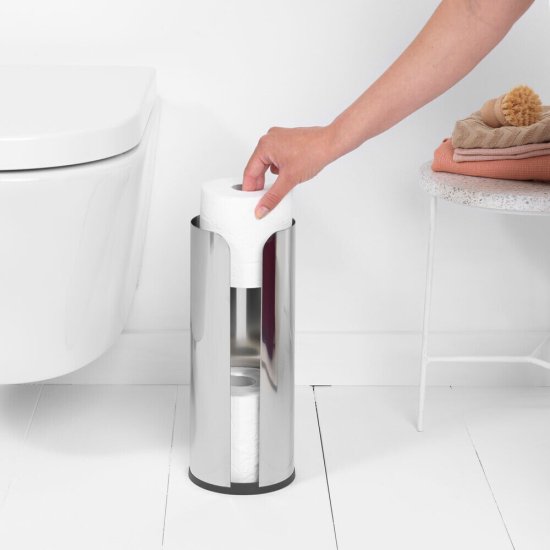 Держатель для туалетной бумаги Brabantia Bathroom сталь серебро (280580)
