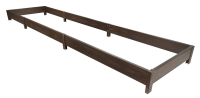 Высокая грядка 400x80x20 см венге
