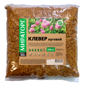 Семена сидератов Мираторг Клевер луговой красный 0.3 кг