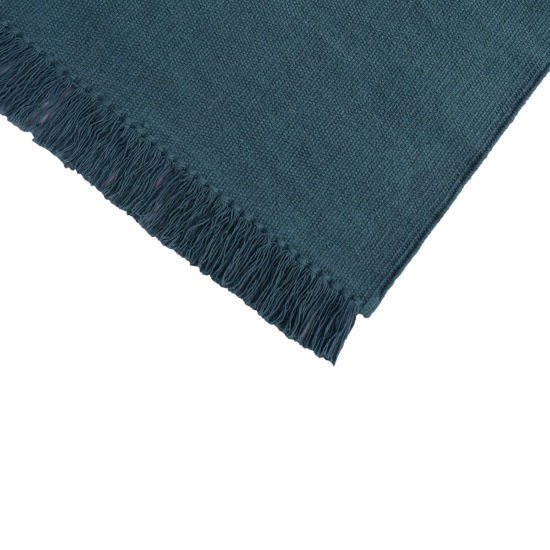Ковер KREAFORTA Madras 60x120 см хлопок цвет синий