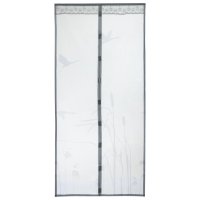 Сетка противомоскитная РЫЖИЙ КОТ Журавли 210х100см белая на магнитах