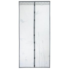 Сетка противомоскитная РЫЖИЙ КОТ Журавли 210х100см белая на магнитах