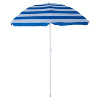 Зонт от солнца d1,6м h1,7м сине-белый