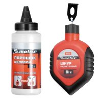 Шнур разметочный MATRIX 30м + красная краска 115 гр