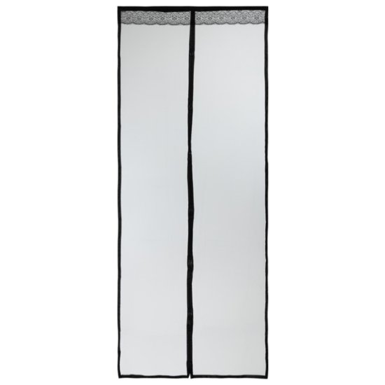 Сетка противомоскитная РЫЖИЙ КОТ Птички 220х90см черная на магнитах