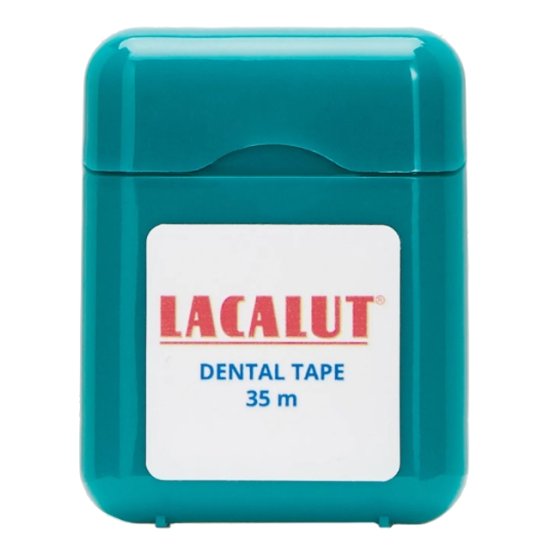 Нить зубная LACALUT вощенная мятная 35м