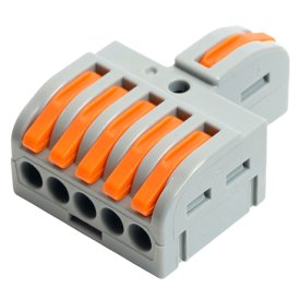 Клемма соединительная STEKKER набор DIY 1 вход 5 выходов 10шт