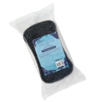 Губка для тела EUROHOUSE Black for Men 15,5х9,5х4,5см полиуретан