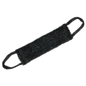 Мочалка EUROHOUSE Black for Men  43х11х11см длинная с ручками полипропилен