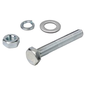 Болт DIN933 М10х50 + гайка + шайба + гровер 2шт