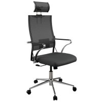 Кресло офисное Ergolife Sit Air 24/7 B2-281K - 2D.M09.B23 черный сетка/хром
