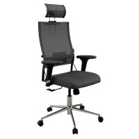Кресло офисное Ergolife SynchroSit Air 24/7 B2-287D - 2D.M120.B23 черный сетка/хром