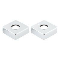 Чашка декоративная квадратная Corsa Deco 59 мм хром (2 шт.) (691343)