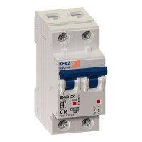 Выключатель автоматический КЭАЗ BM63-2C10-УХЛ3 260597 2 полюса 10А