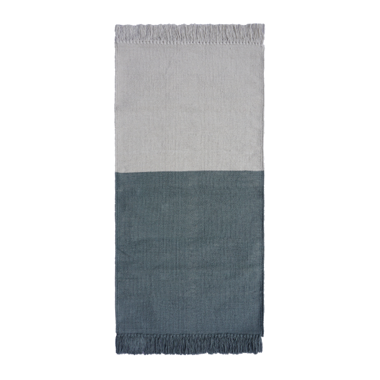 Ковер KREAFORTA Madras 60x120 см хлопок цвет голубой