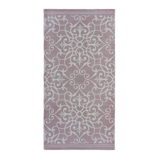 Ковер KREAFORTA Lessa 60x120 см хлопок цвет розовый